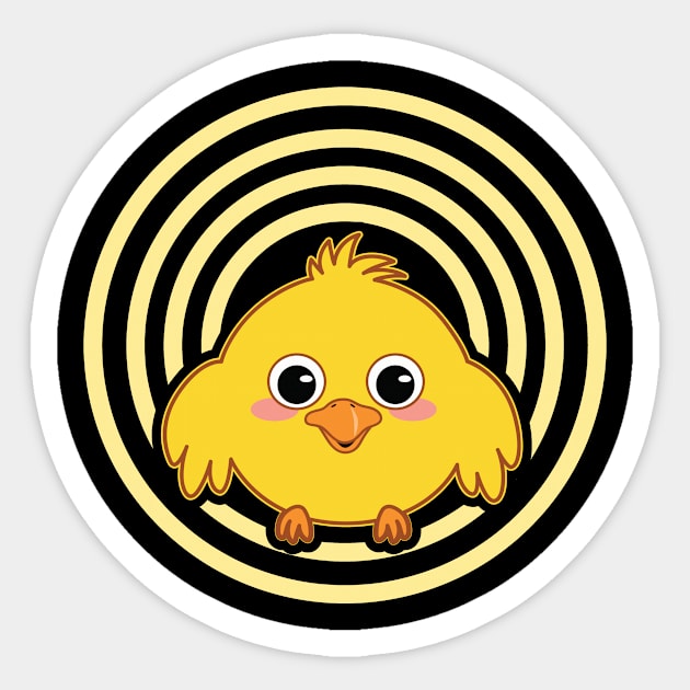 Tweet Chick Sticker by ThyShirtProject - Affiliate